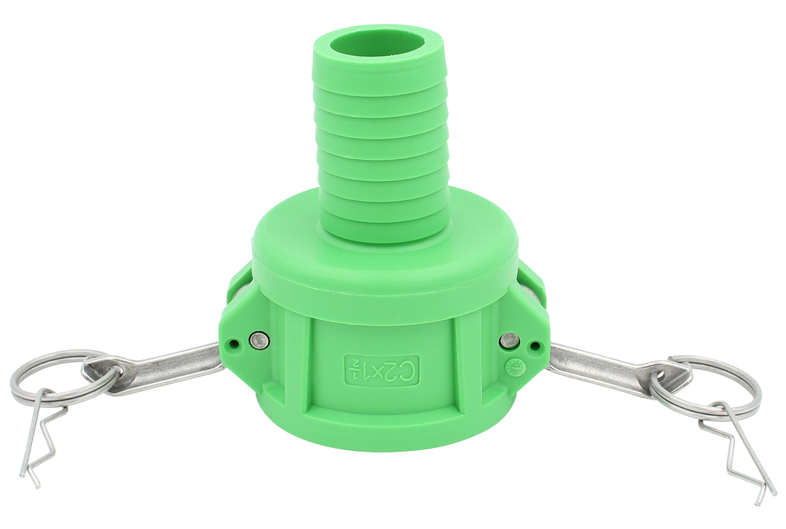IBC Camlock 2 Zoll Dose auf Schlauchtülle 1 1/2 Zoll