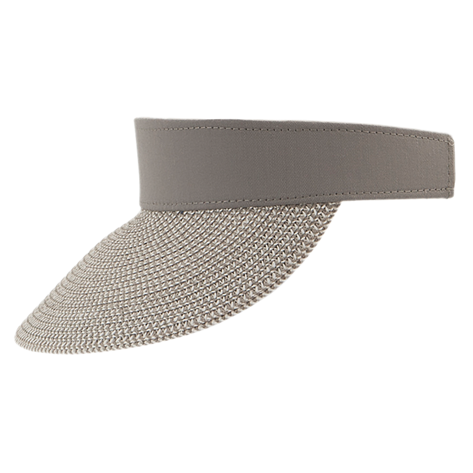 Sonnenschild steingrau mit Klettverschluss