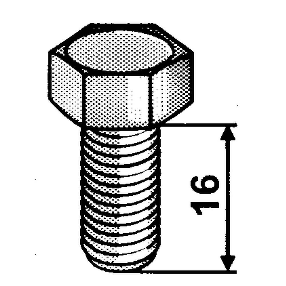 Klingenbolzen mit Schraube passend zu BCS, Vogel &amp; Noot