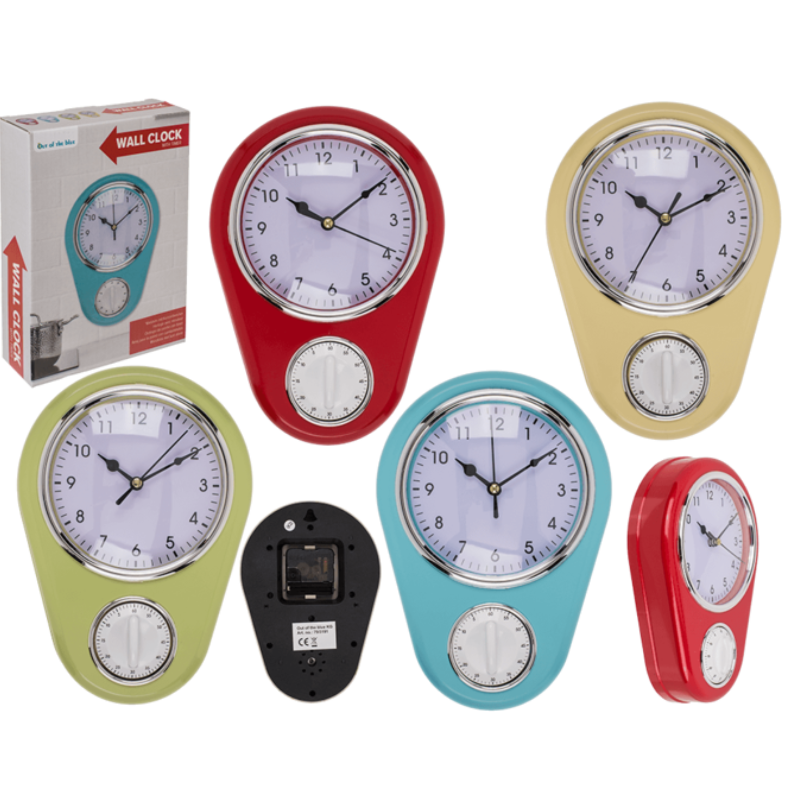 Wanduhr Küche mit Kurzzeitwecker