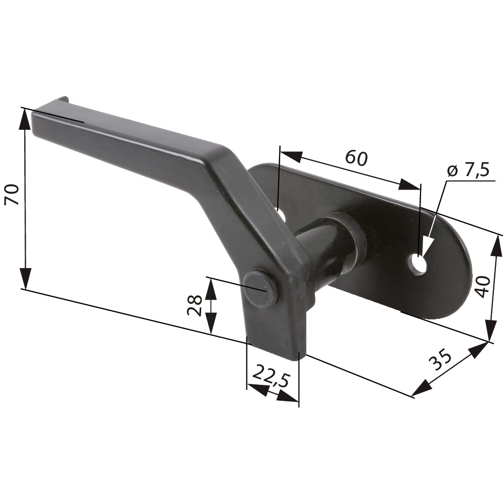 Fensterverschluss komplett passend zu Case