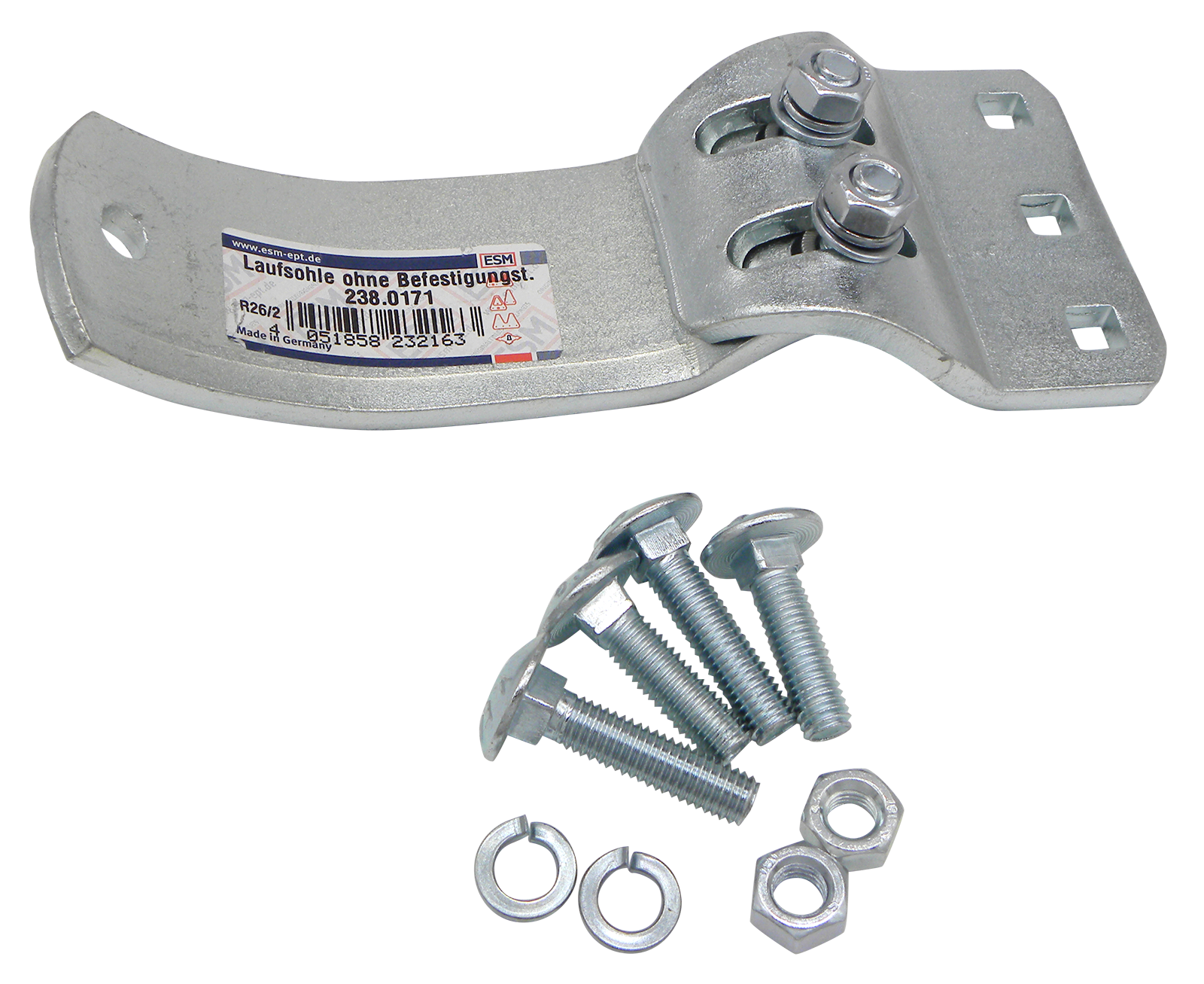 Laufsohle komplett mit Halter anstelle ESM 238.0170