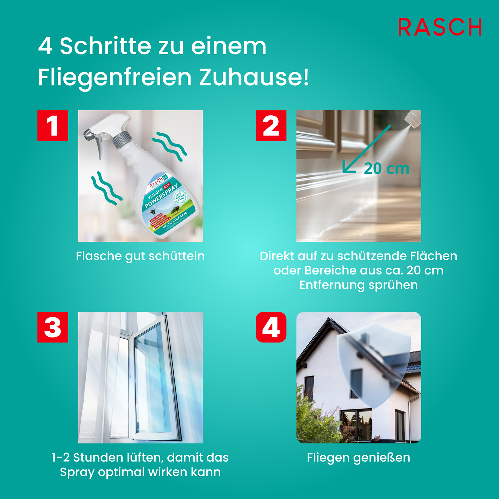 Fliegenstop Power Spray 500 ml