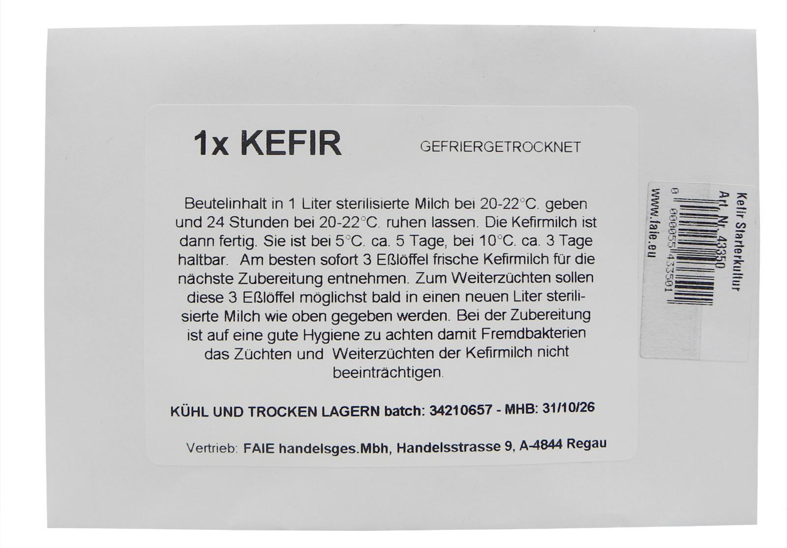 Kefir-Milch-Kultur