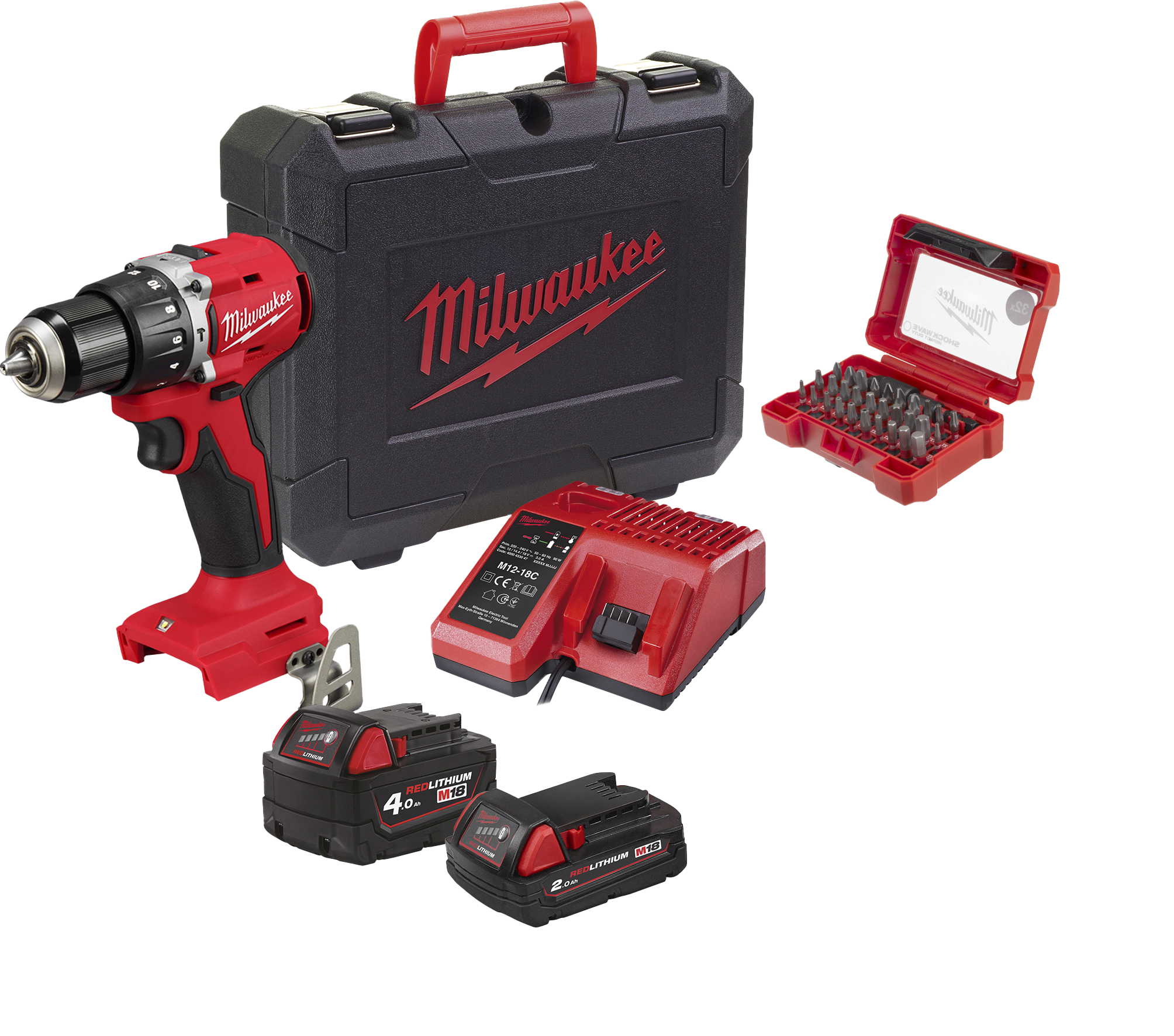 Schlagbohrschrauber M18 BLPDRC-Set 