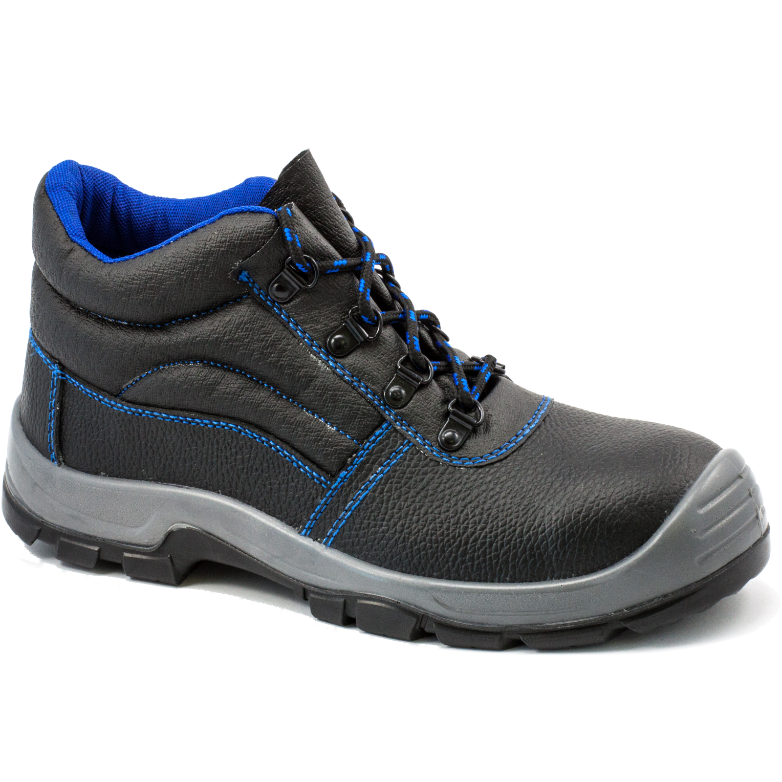 Sicherheitsstiefel-Arbeitsschuh Triest S3 schwarz/blau 