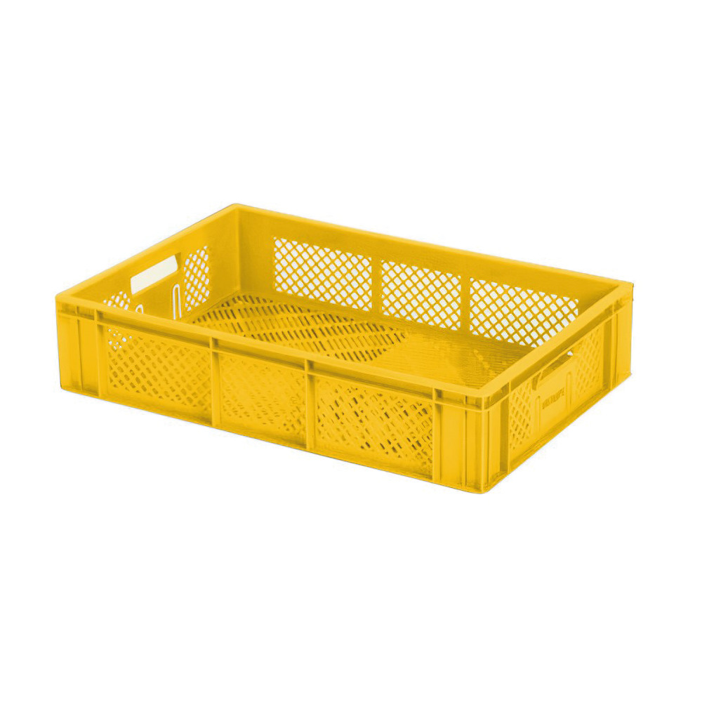 Obstkiste 4-er Set 60x40x17cm SilverFox gelb