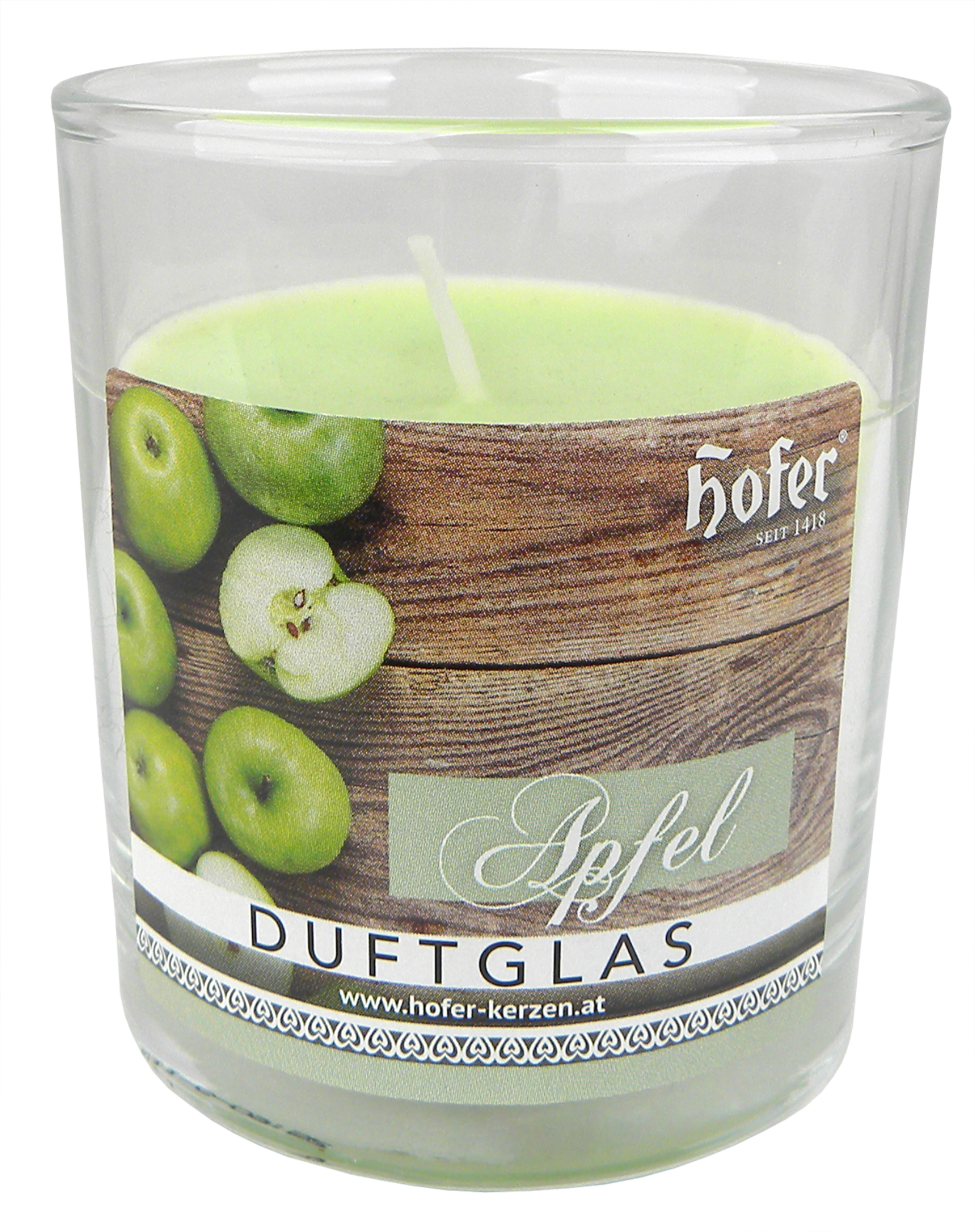 Duftkerze im Glas Apfel
