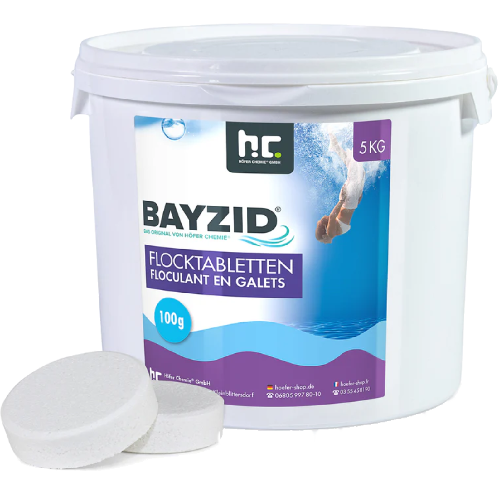 Flocktabletten 5 kg im Eimer 