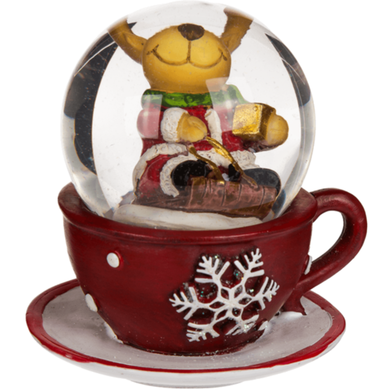 Schneekugel Weihnachtsfigur