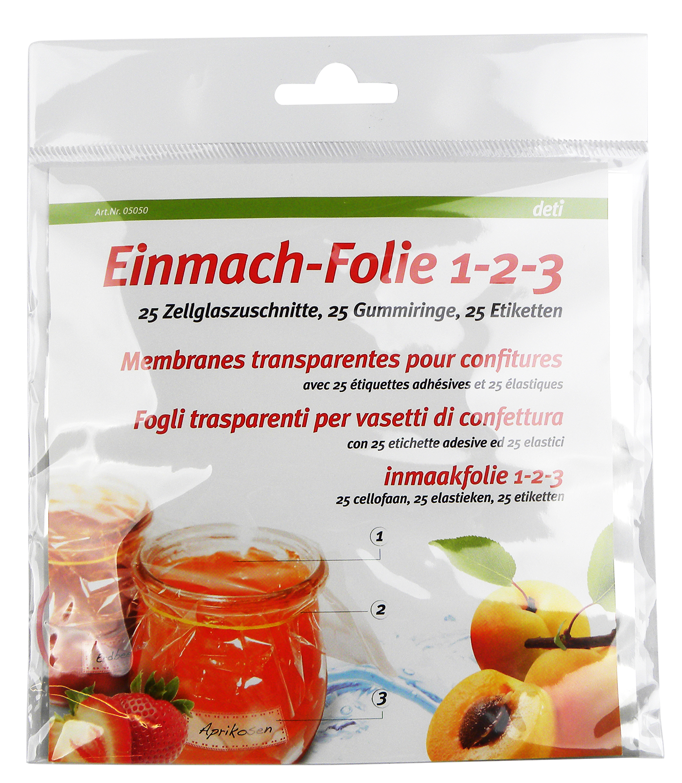 Einmachfolien-Set je 25 Stk.