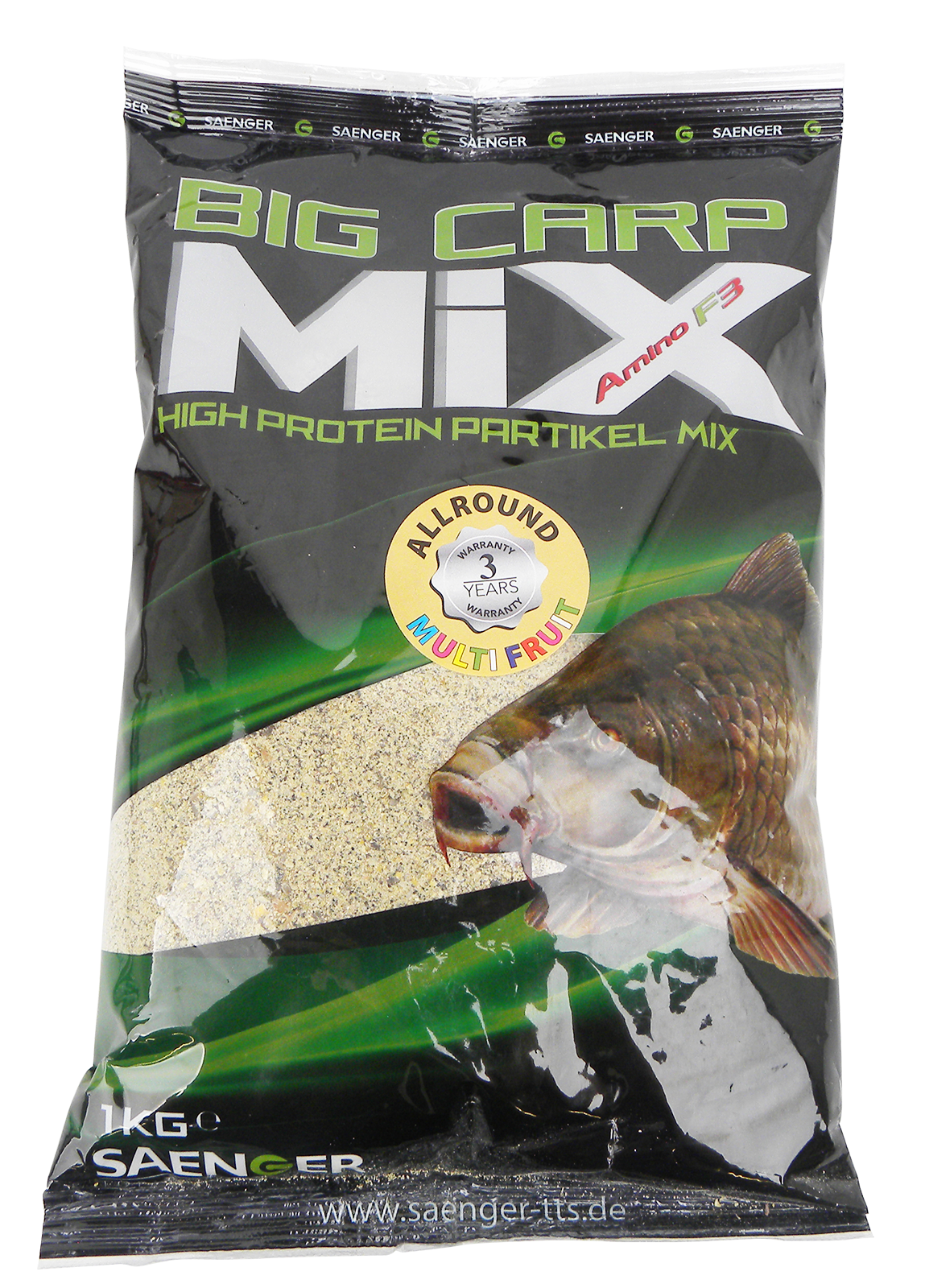 Futter Big Carp Mix Allround  1 Kg für ruhiges Wasser