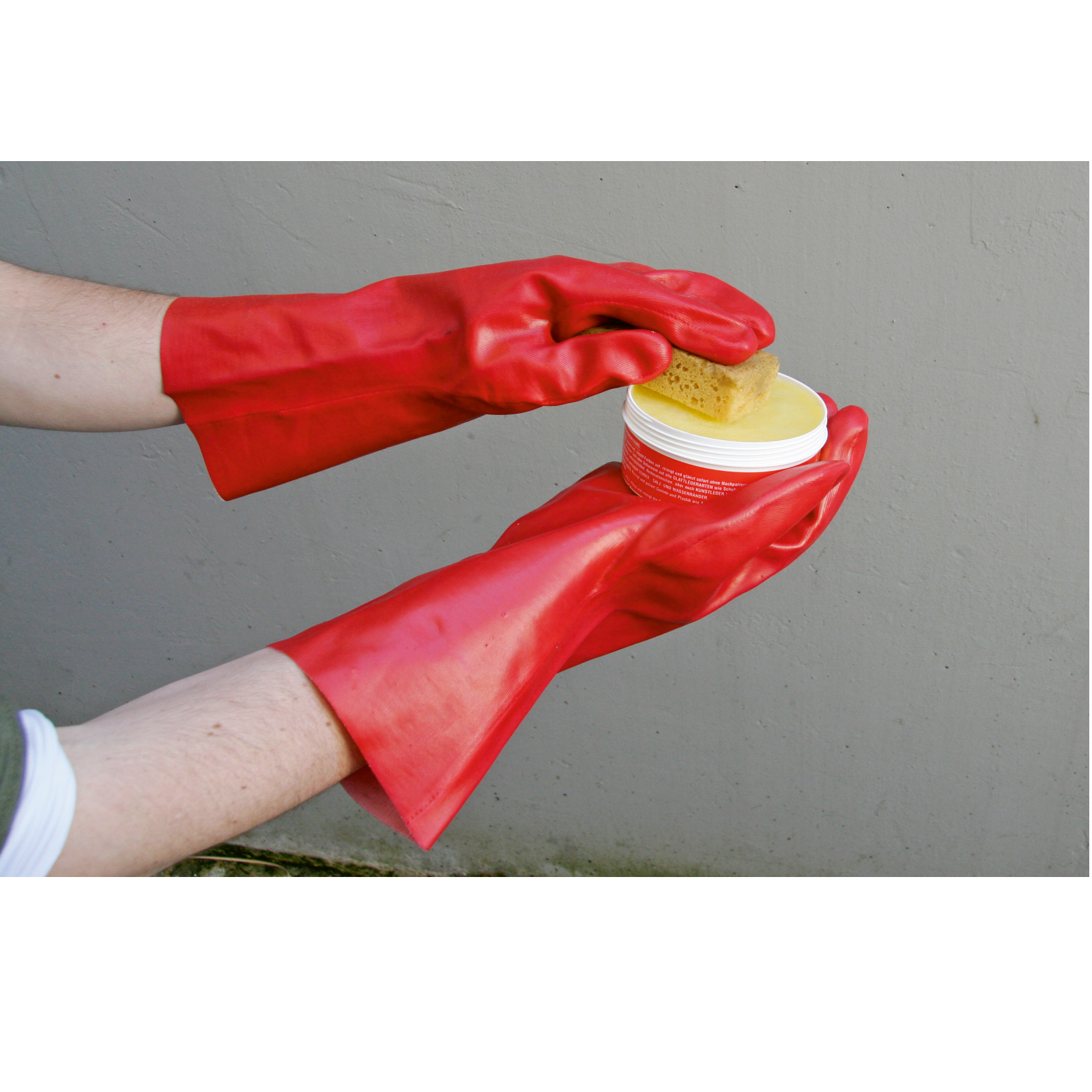 Schutzhandschuh Protecton PVC  Gr. 10  orange