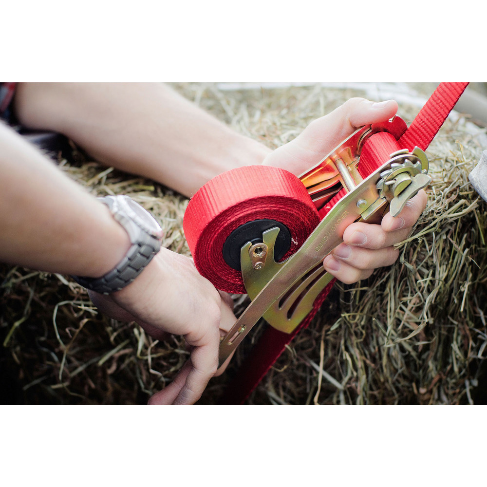 Quickloader Automatik-Zurrgurt 35 mm mit 2 Spitzhaken