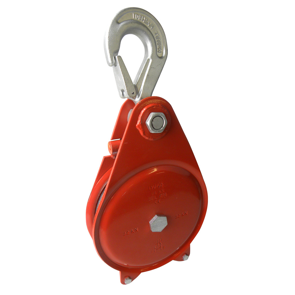 Seilrolle SR18 mit klappbarem Seitenblech