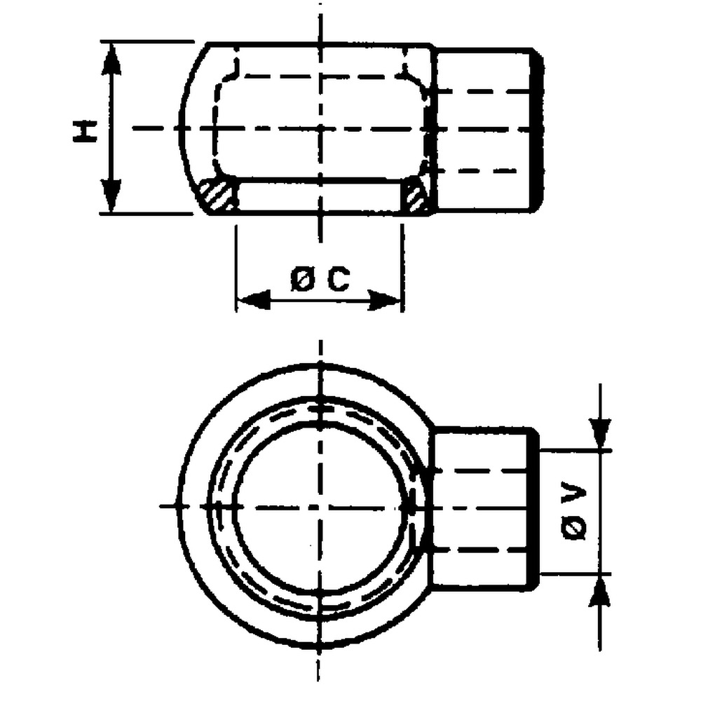 Ringlötstück R3/8 Zoll für 12mm Rohr
