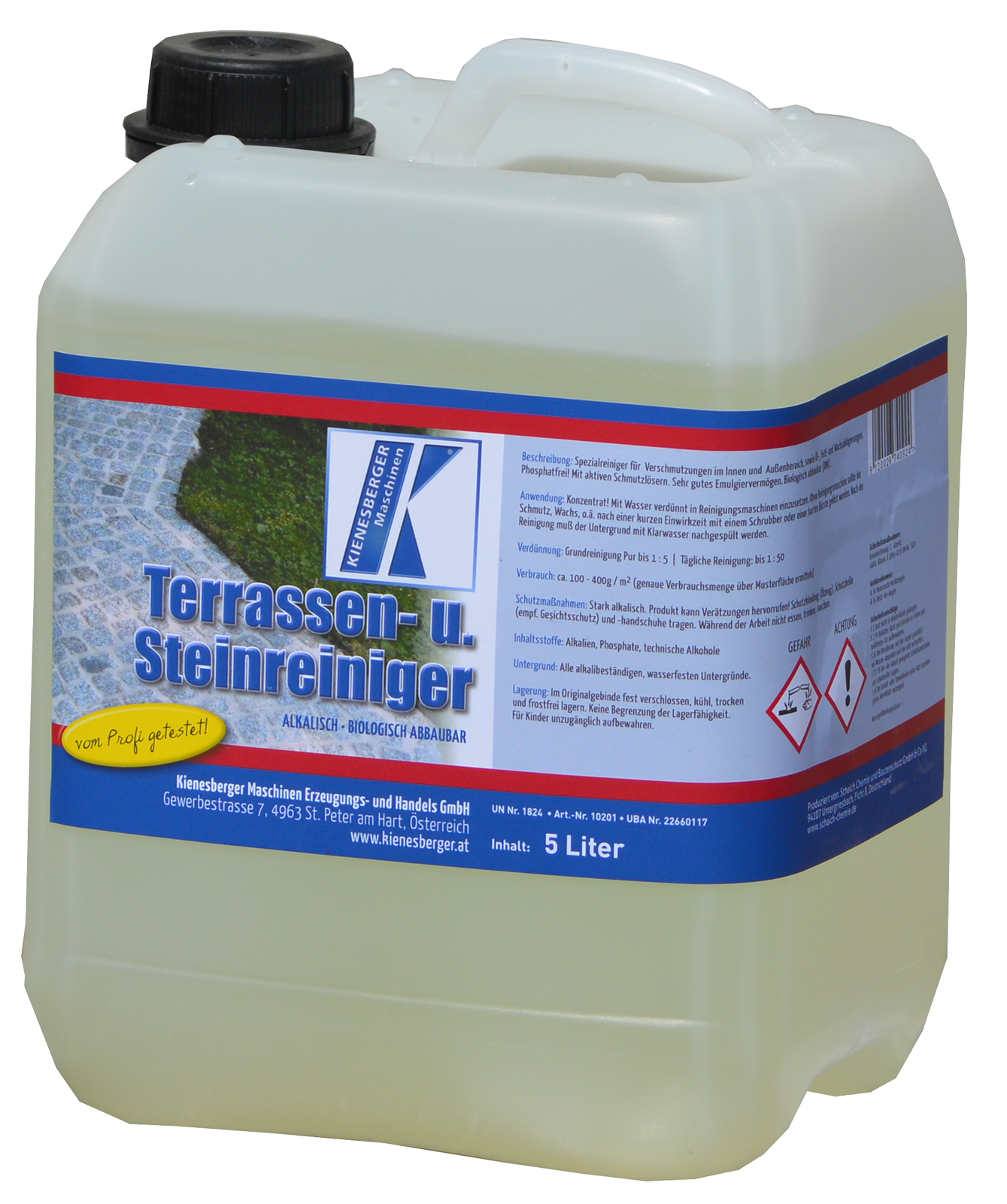 Terrassen und Steinreiniger 5 Liter