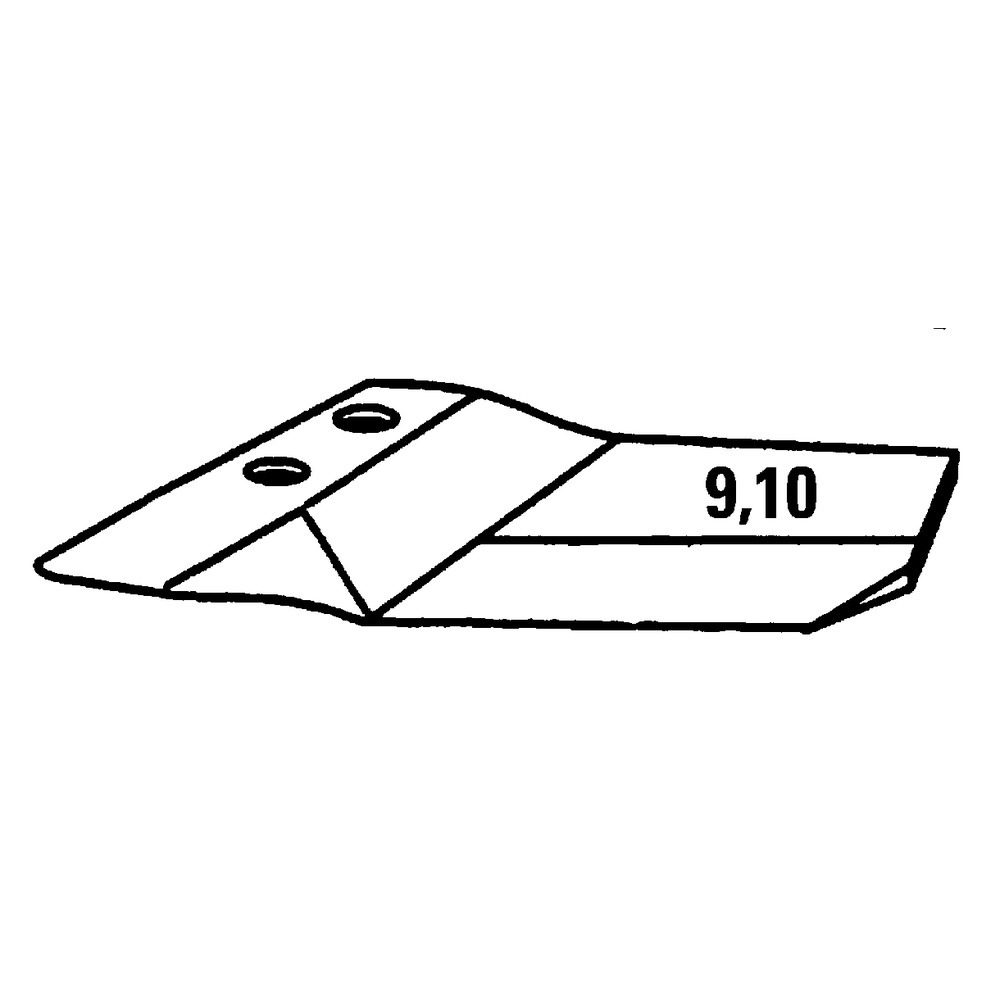 Scharblatt 345 mm, rechts