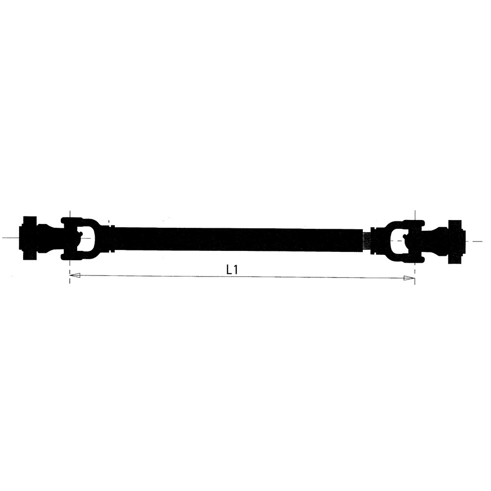 Gelenkwelle Binacchi, 1 3/8x6 mit Überlastkupplung