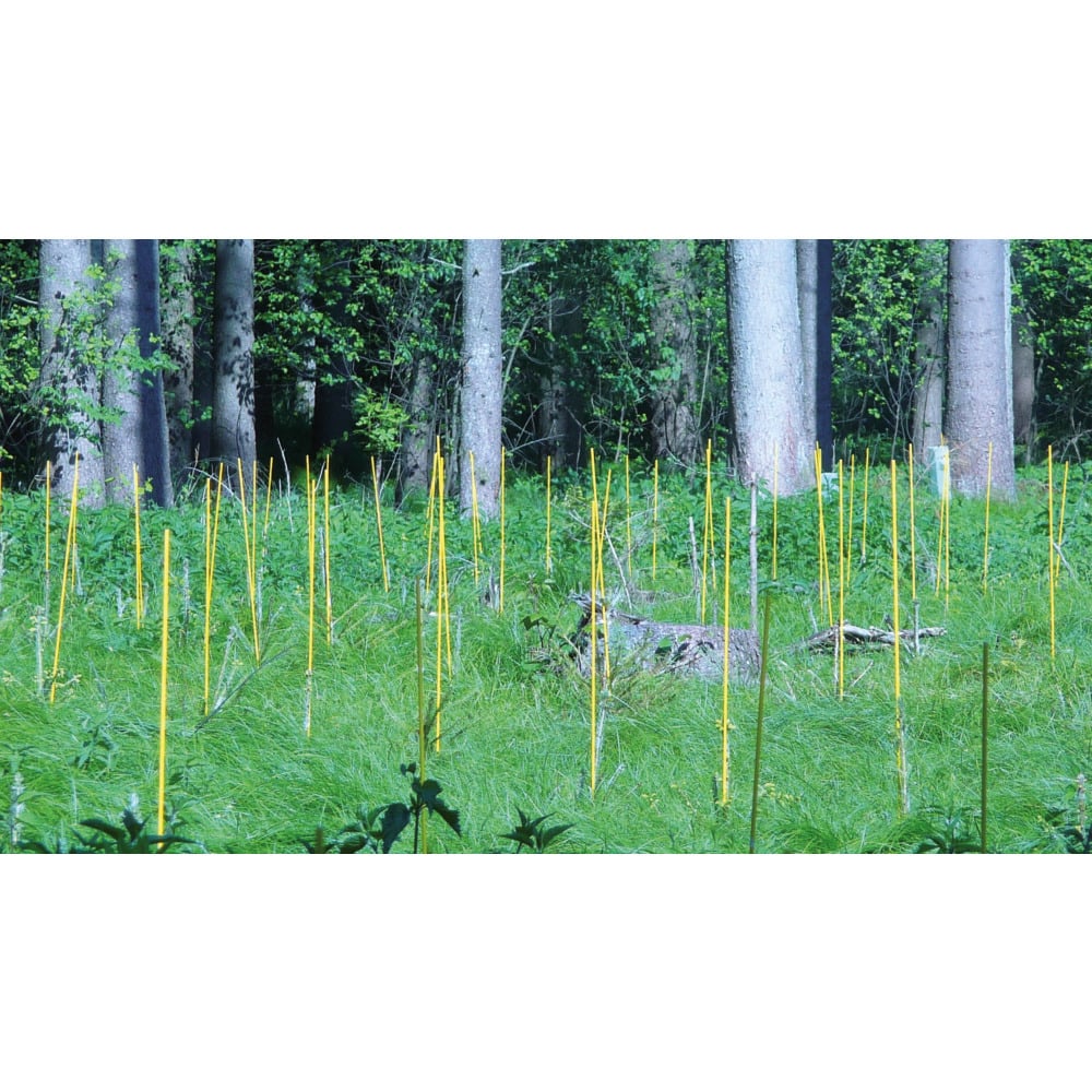 Markierstab Vinotto® Fiberglas 7 mm x 130 cm gelb