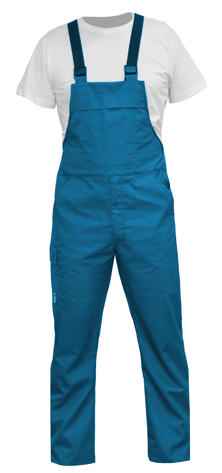 Latzhose Basic brillantblau
