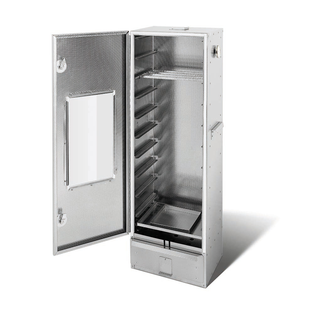 SMOKI Räucherofen 1242 LxBxT 120x39x33 cm  Cr-Edelstahl mit Fenster