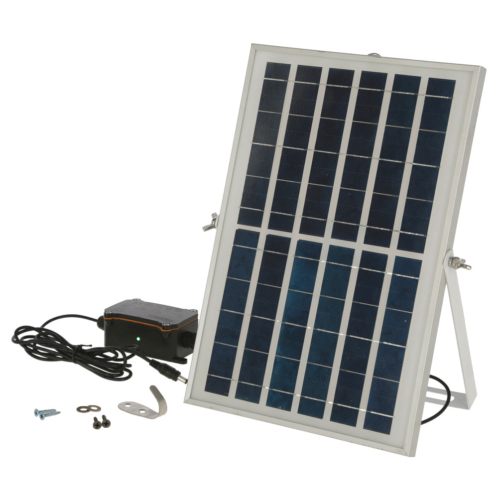 Hühnertür Set mit Solar-Akku-Set