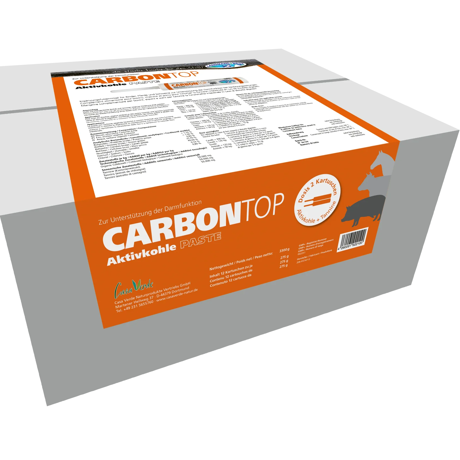 CARBONTOP – Aktivkohle Paste 275 g