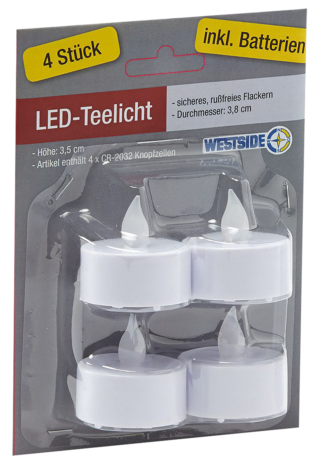 Teelichter LED 4er Set