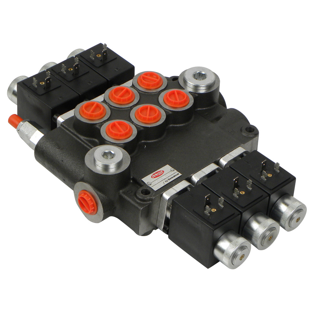 Steuerventil 85/3 doppeltwirkend 12V elektromagnetische Betätigung