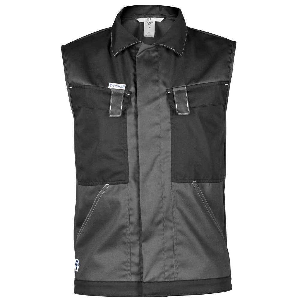 Gilet Essential Line ravengrau/schwarz