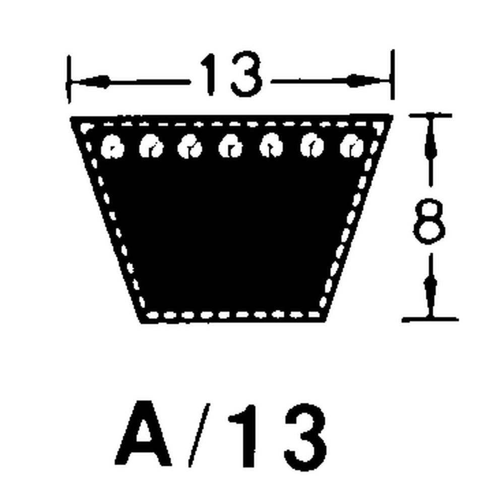 Keilriemen Profil 13 mm