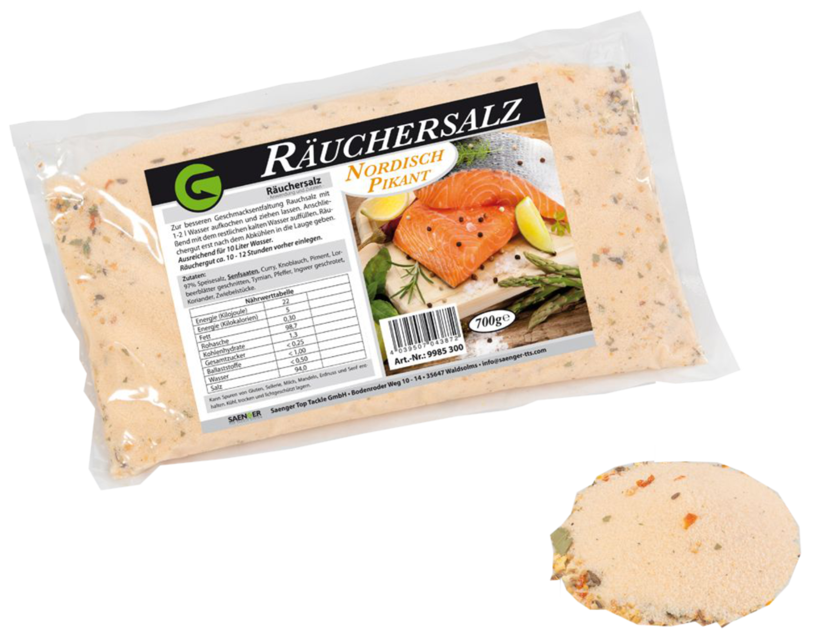 Räuchersalz Nordisch pikant 700 g