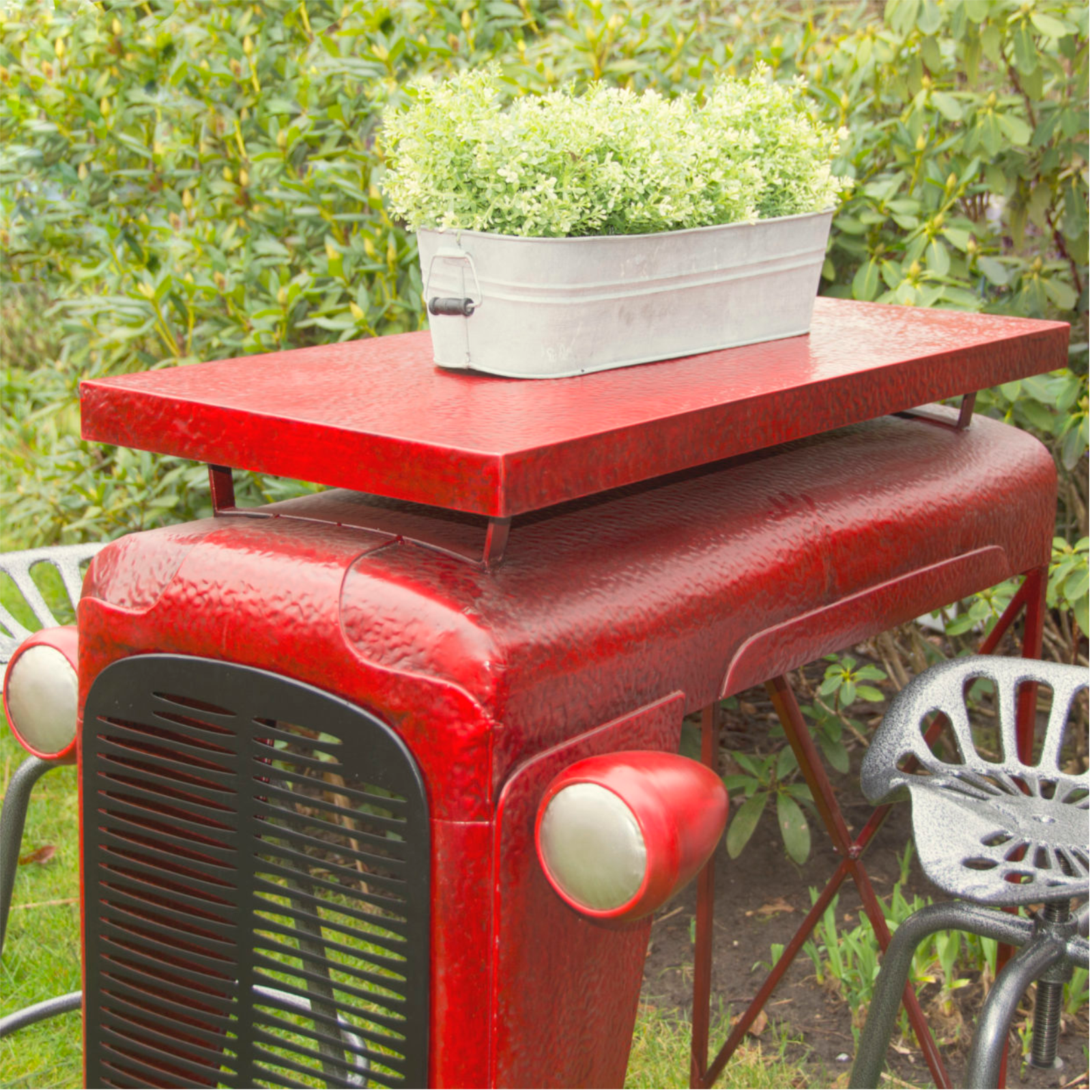 Tisch Traktor rot