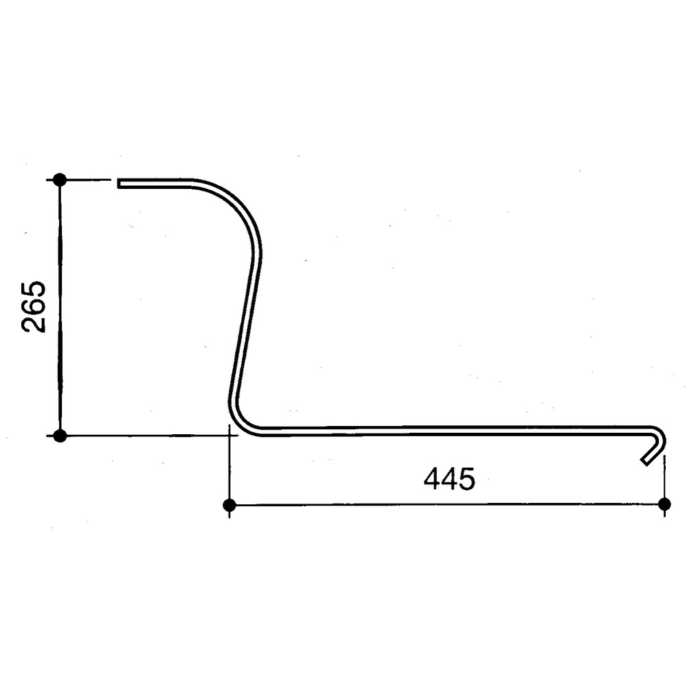 Tine for Tonutti wheel turner