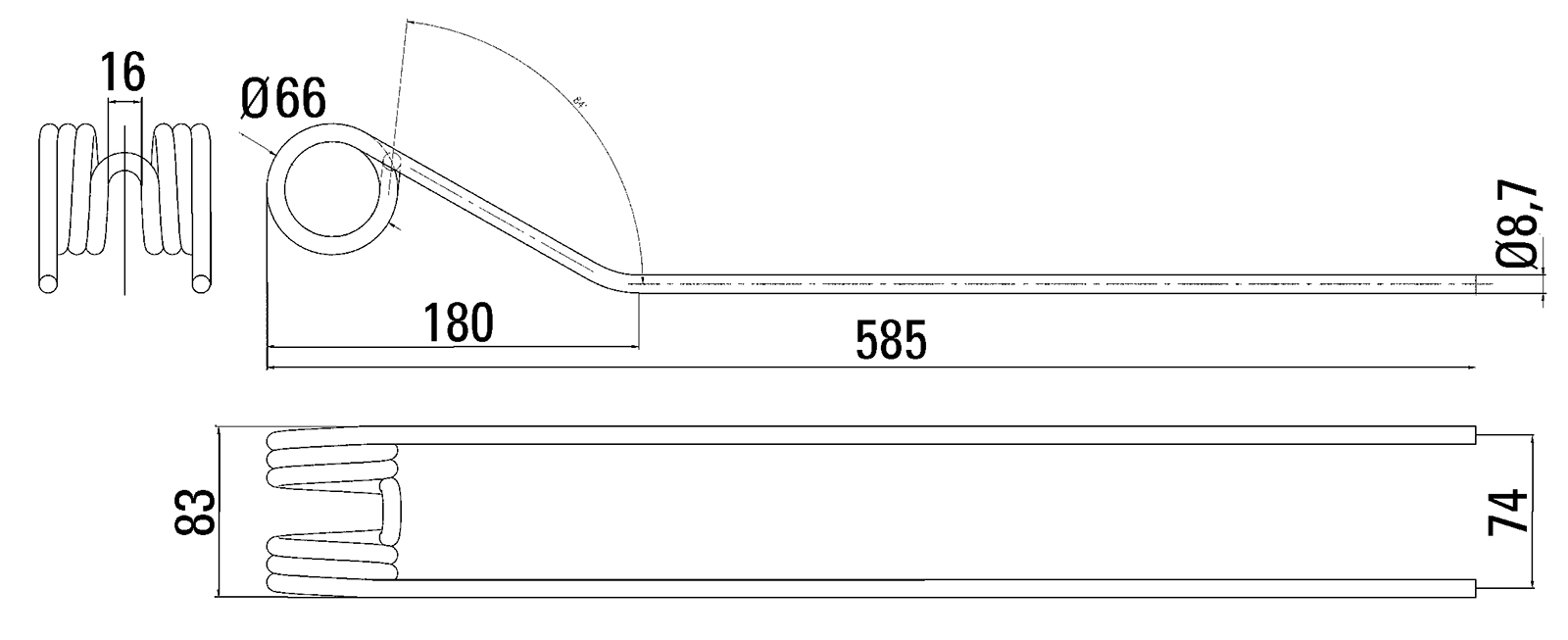 Schwadkreiselzinke Eurotop