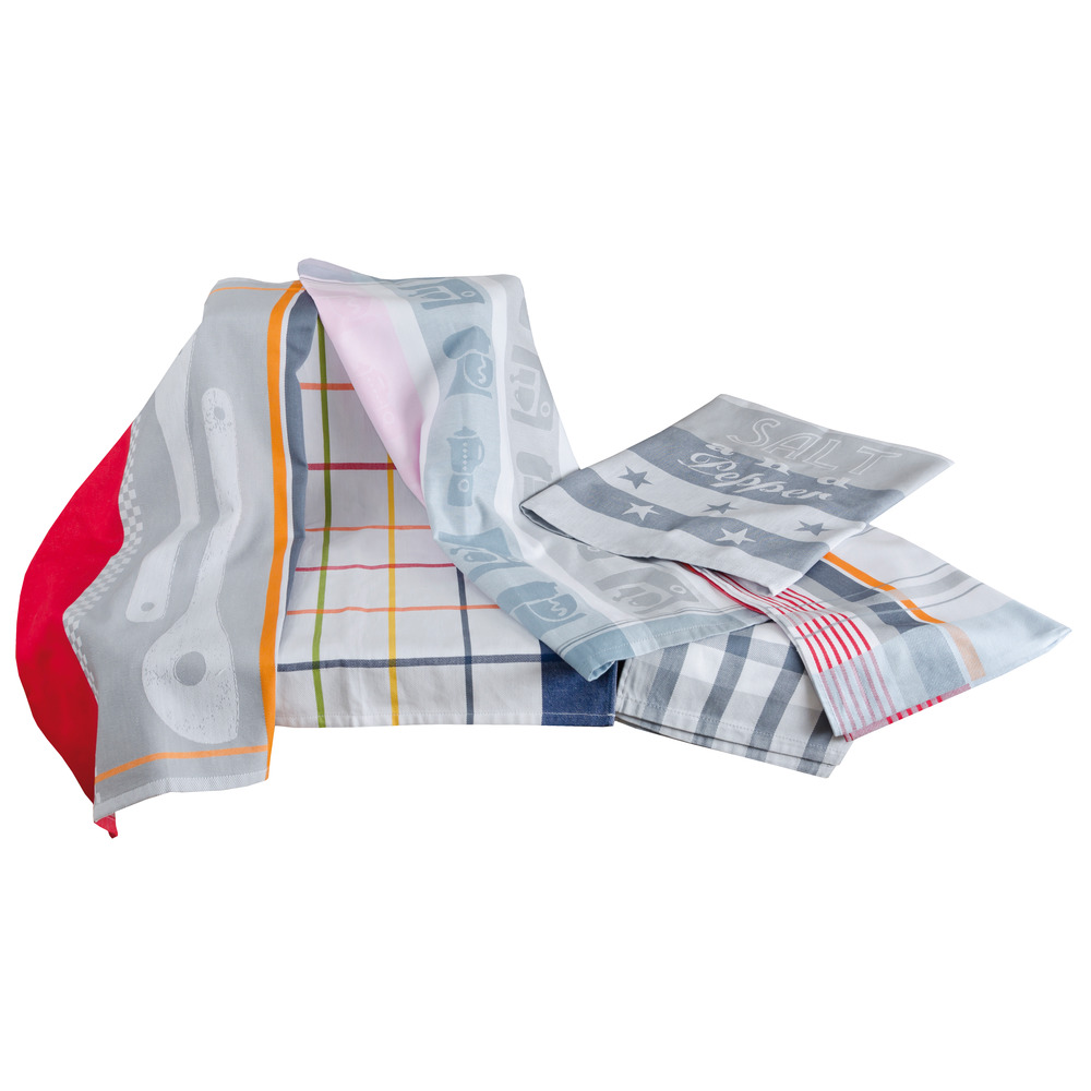 Geschirrtuch 3er Pkg. Mako-Baumwolle