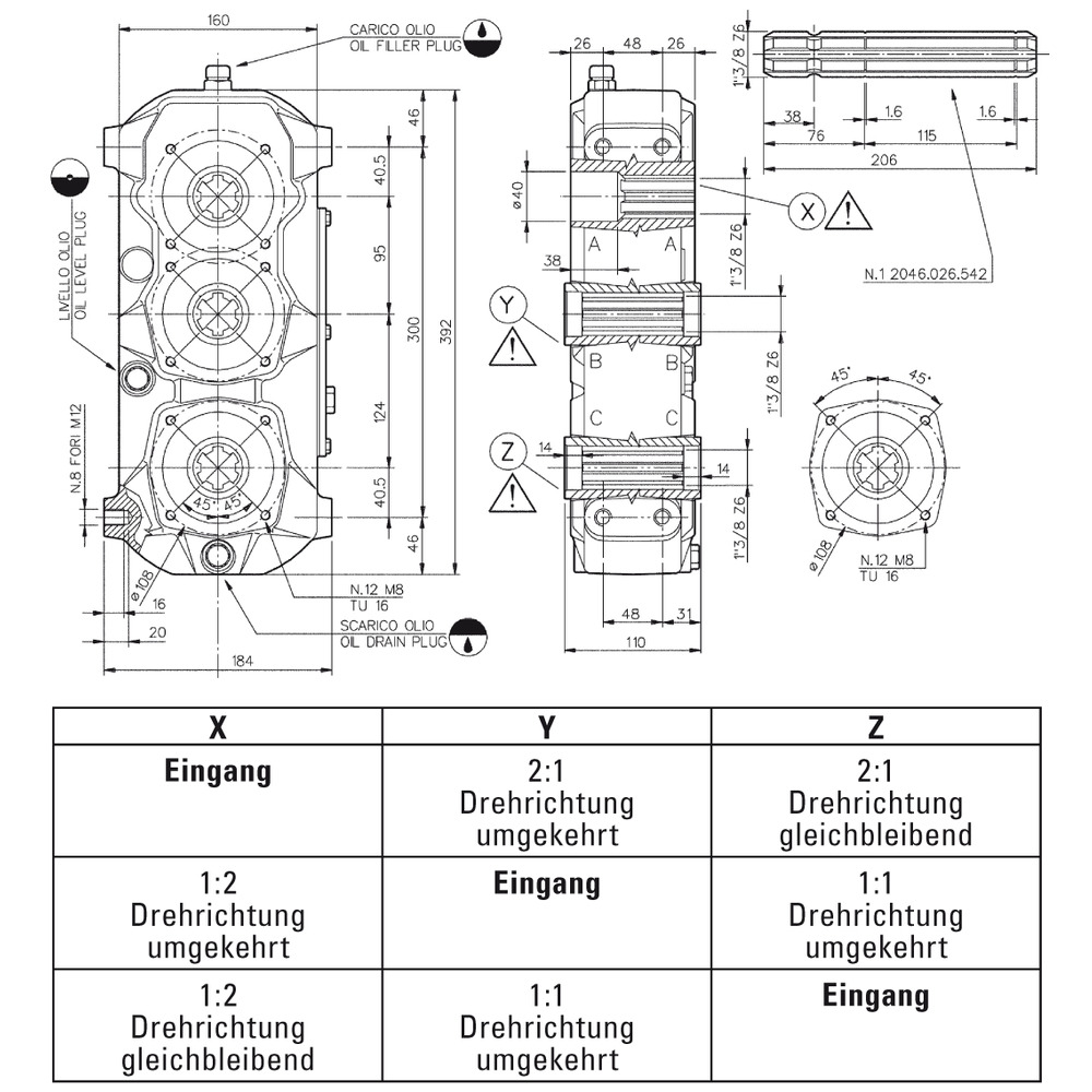 Multifunktionsgetriebe IMR 6