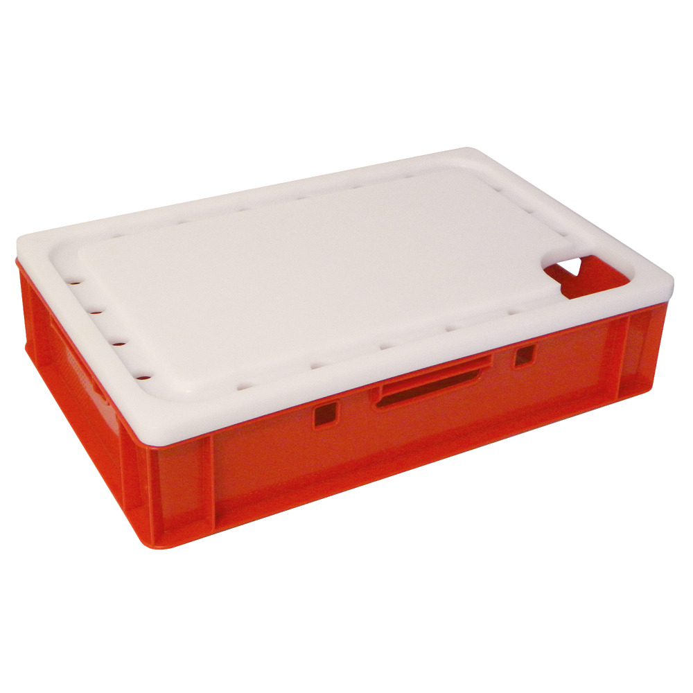 Schneidplatte mit Saftrille und Schneidgutöffnung