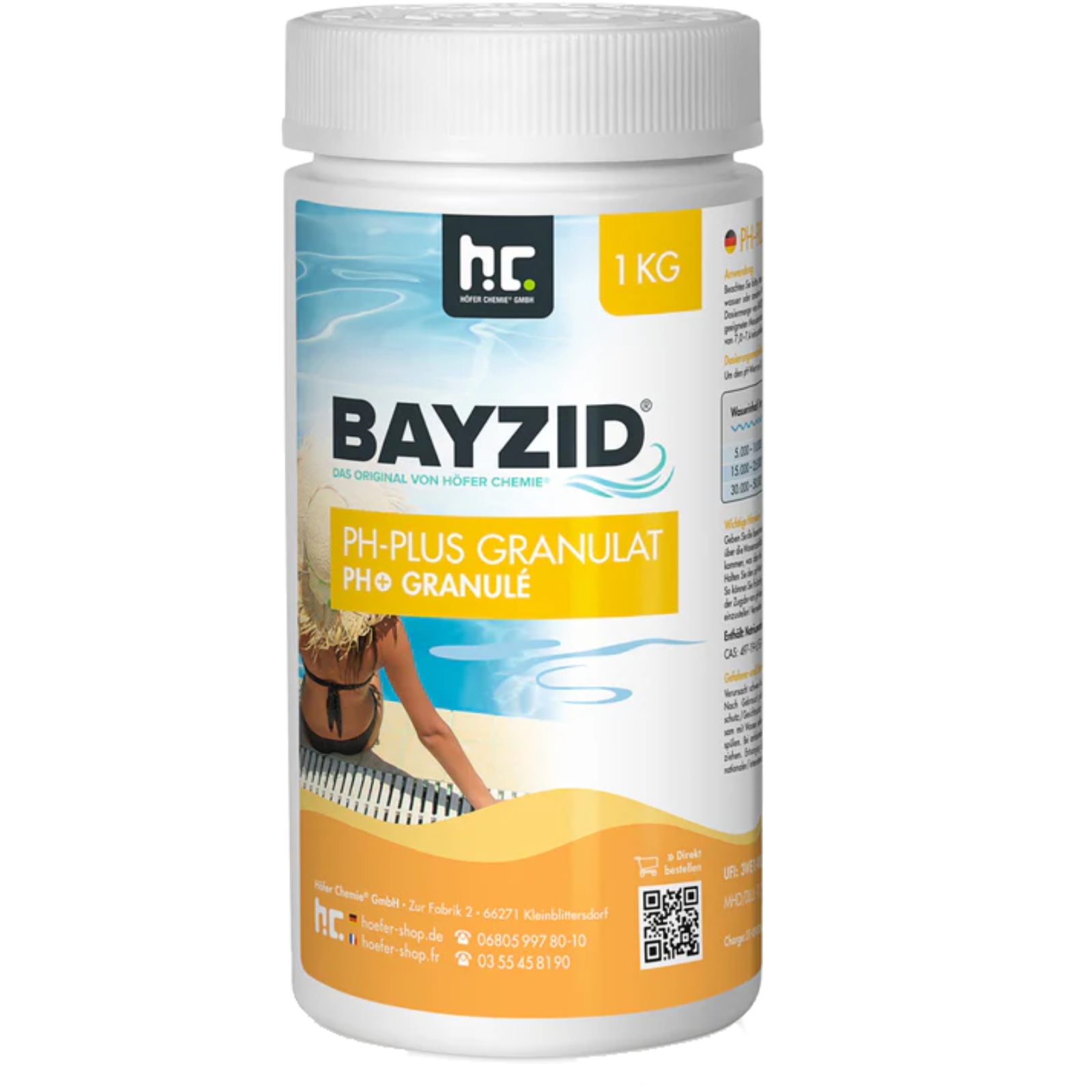 PH-Plus 1 kg Granulat für den Pool