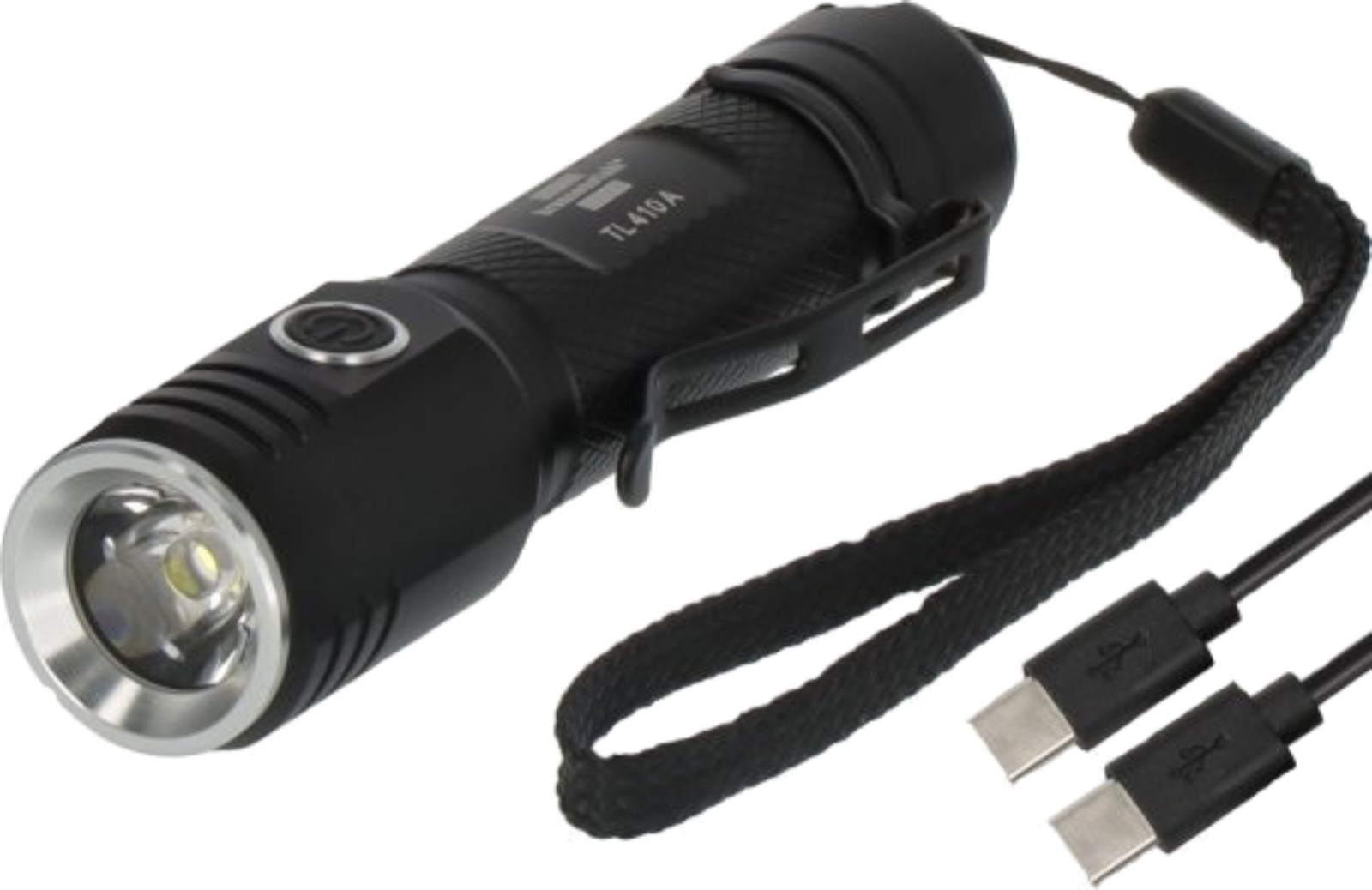 Akku LED Taschenlampe mit USB Ladekabel