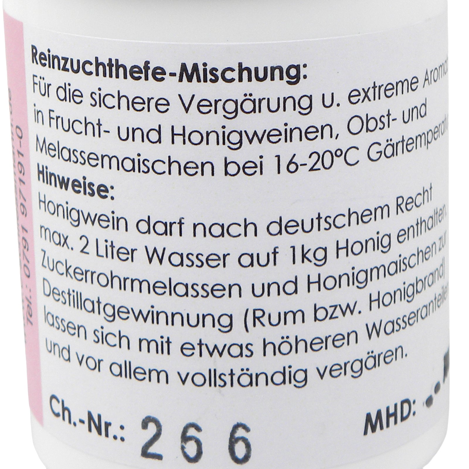 Trockenreinzuchthefe Opti Fruit Plus