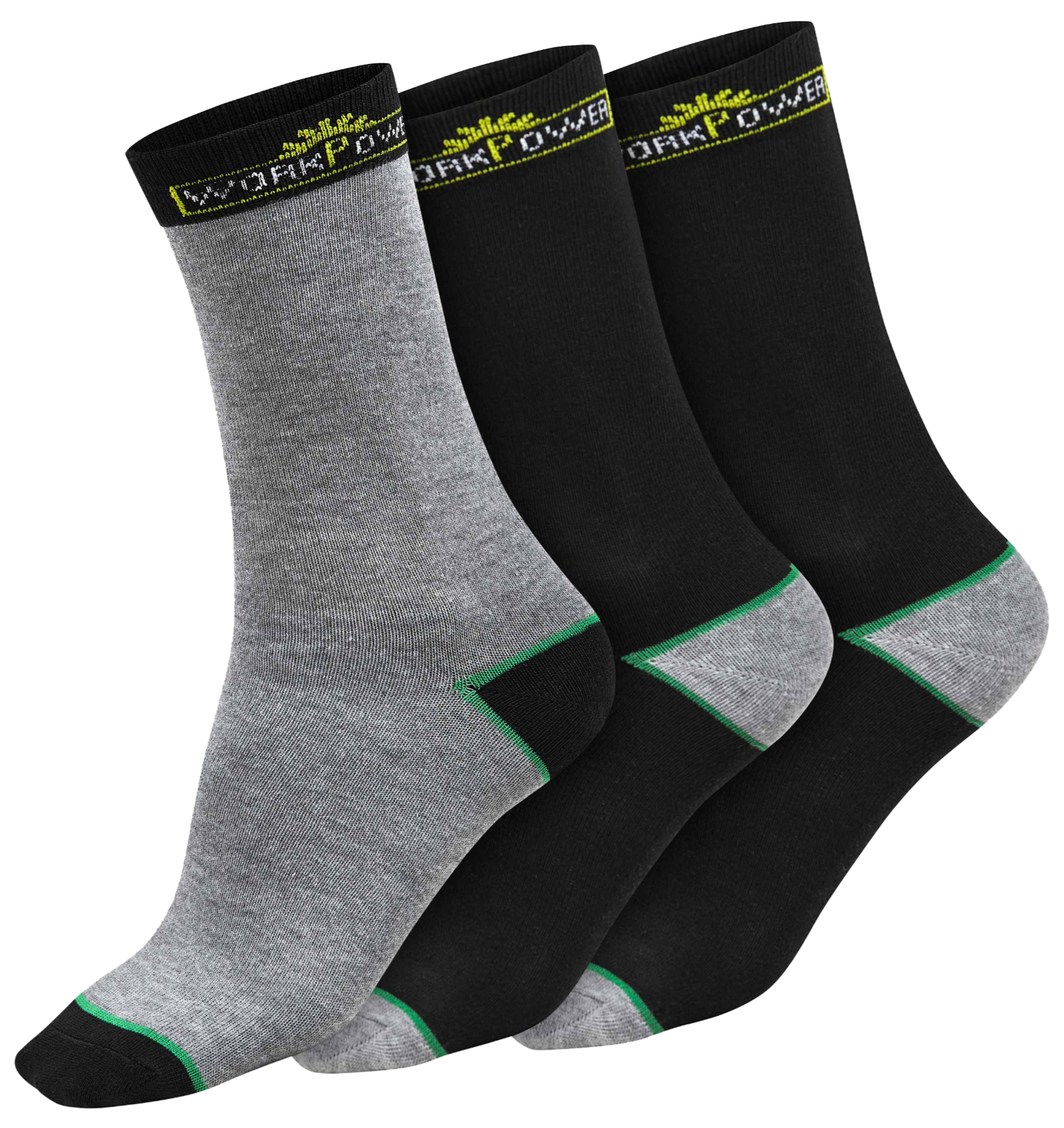 Socken Workpower 3-er Pack schwarz/grau