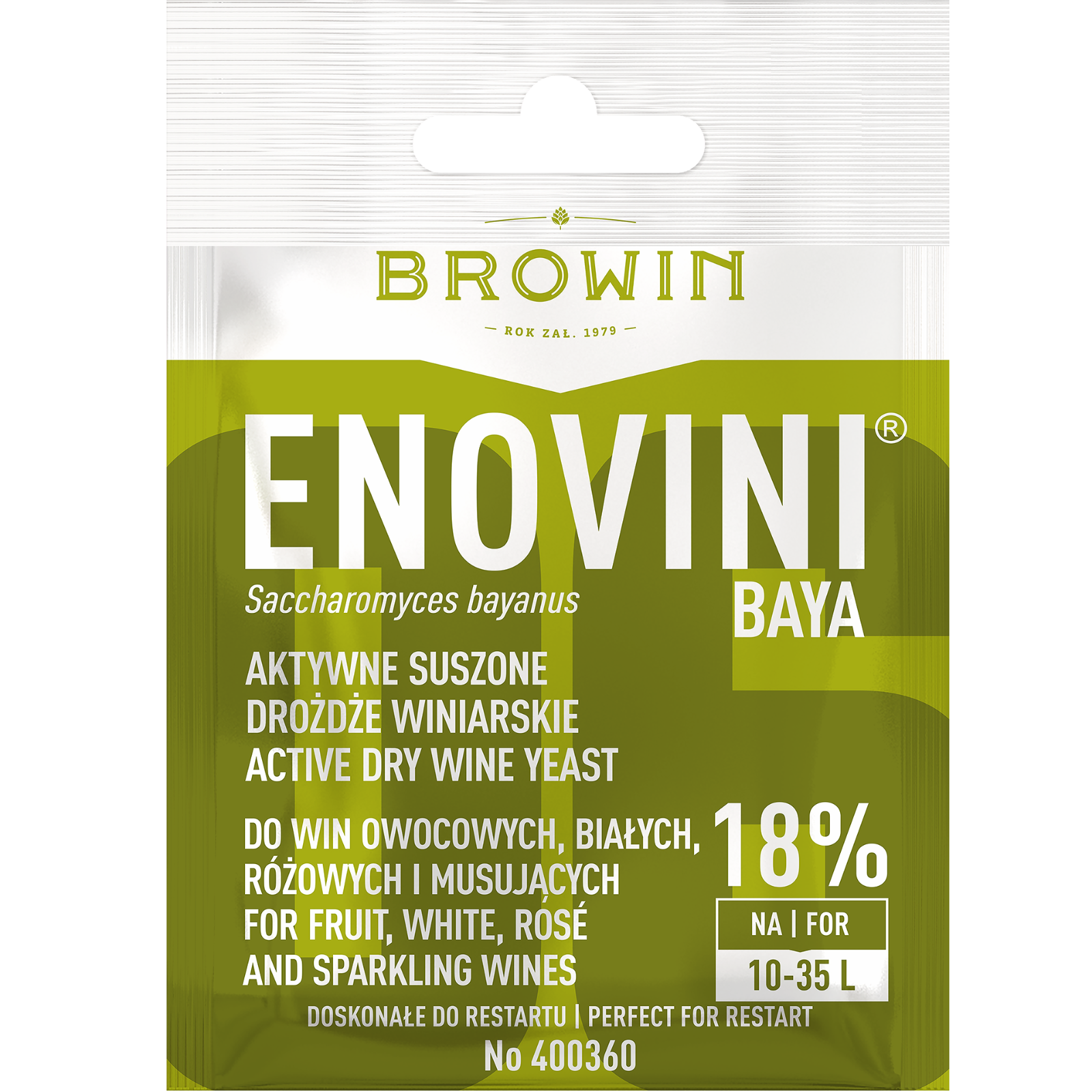 Weinhefe Enovini BAYA,