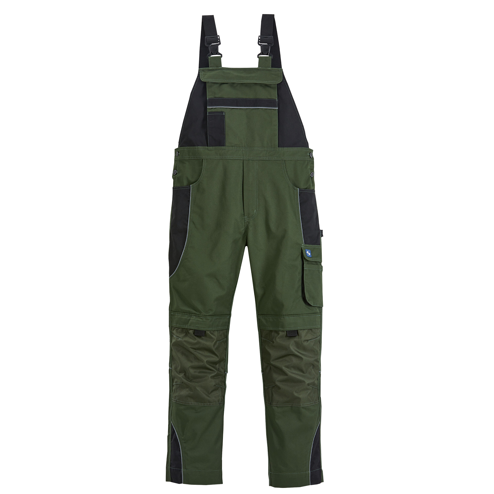 Latzhose Active Extreme oliv/  schwarz