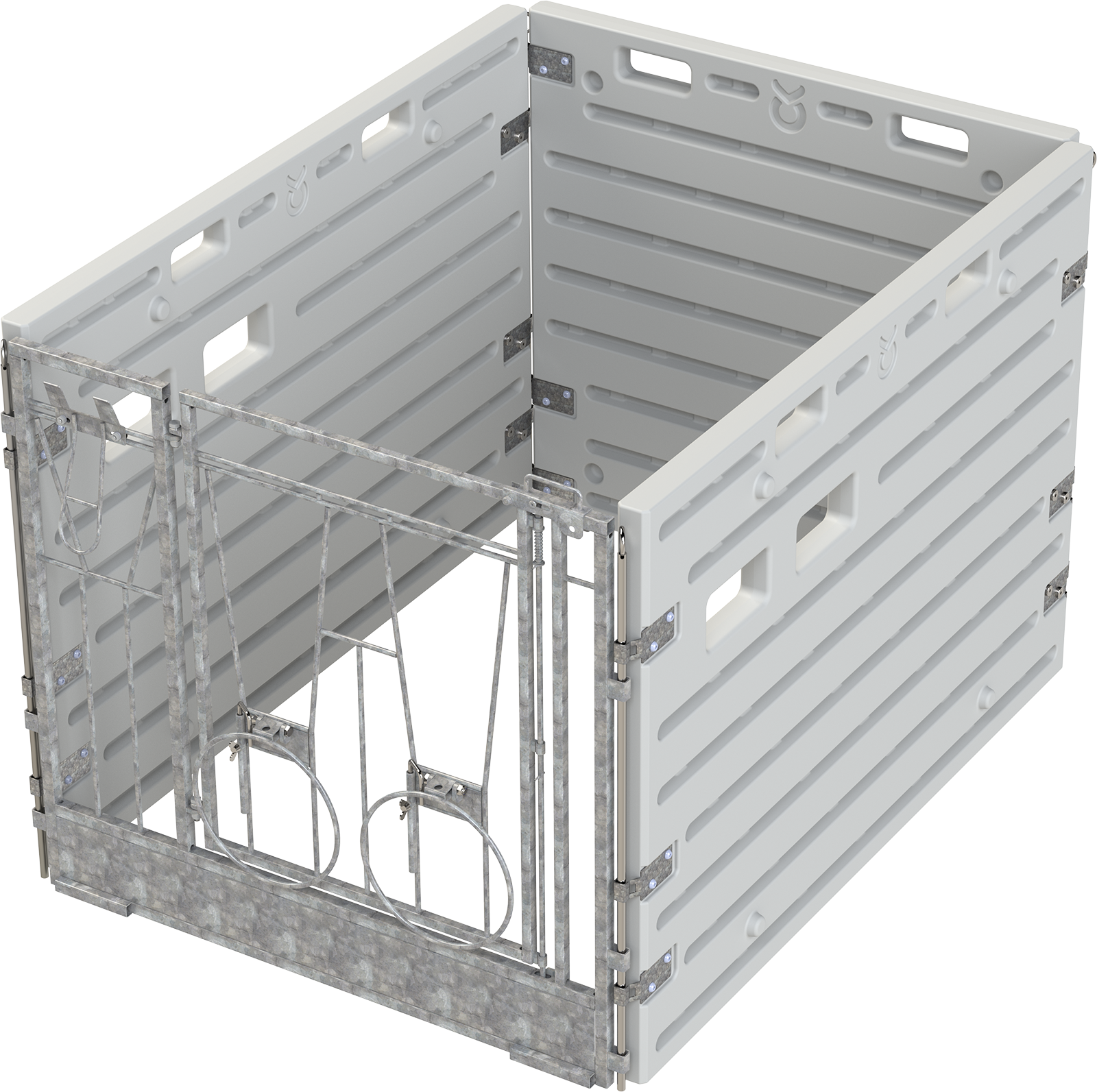 Modulare Kälberbox - Einzelbucht freistehend