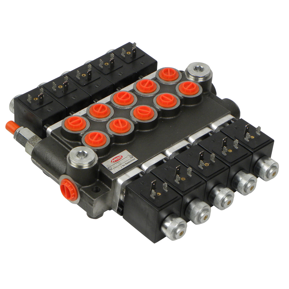 Steuerventil 50/5 doppeltwirkend 12V elektromagnetische Betätigung
