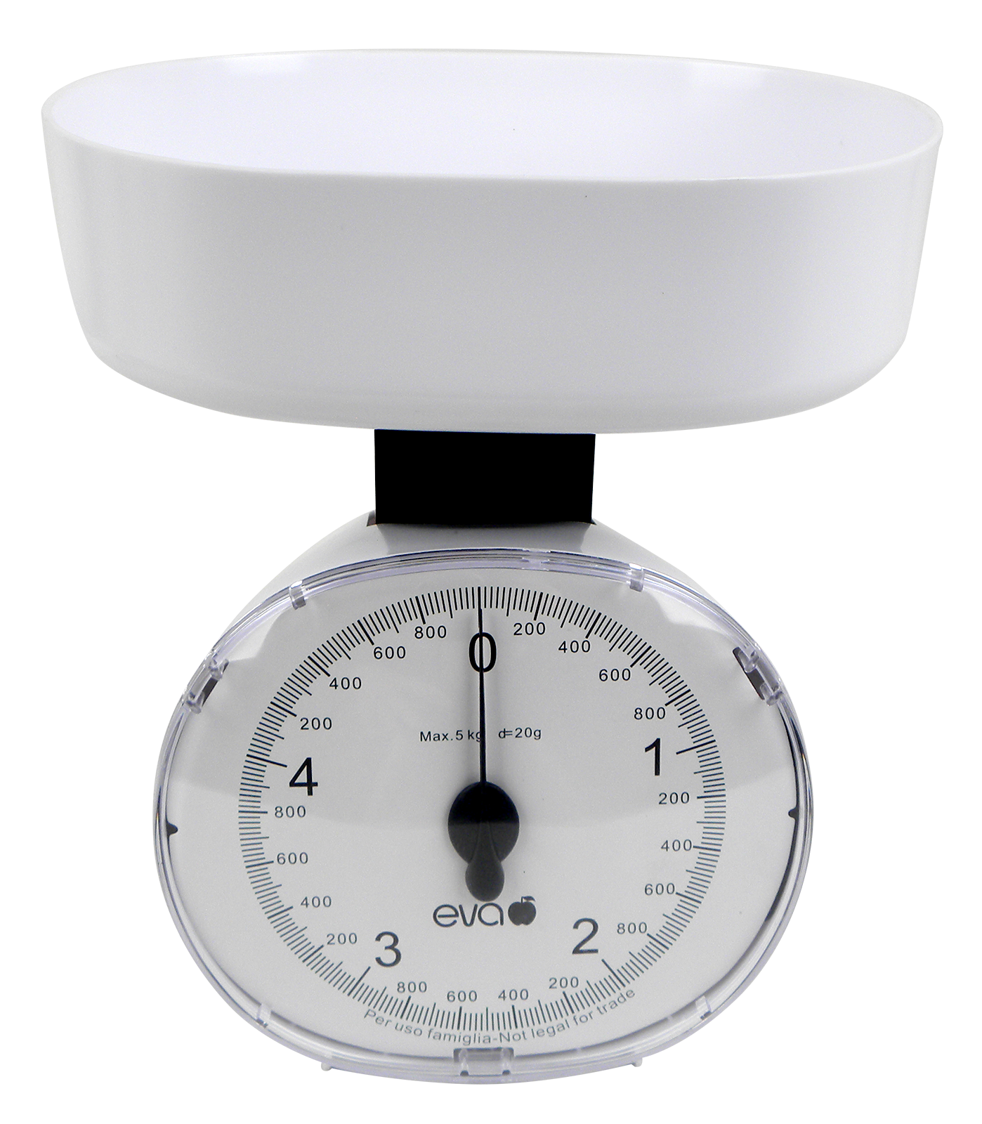 Küchenwaage mechanisch weiß bis 3kg