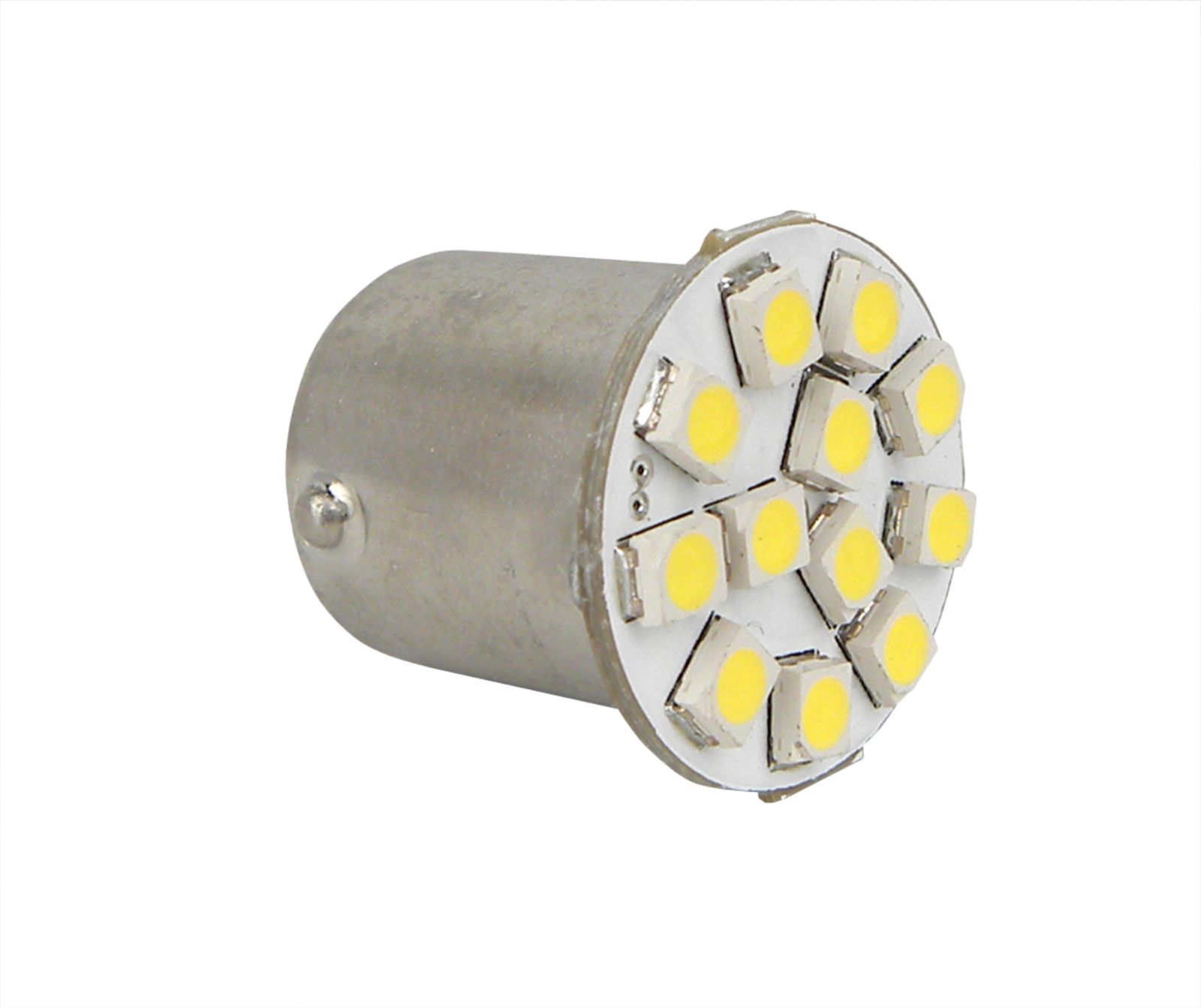 LED lamp 12V21W BA15s 12xwhite