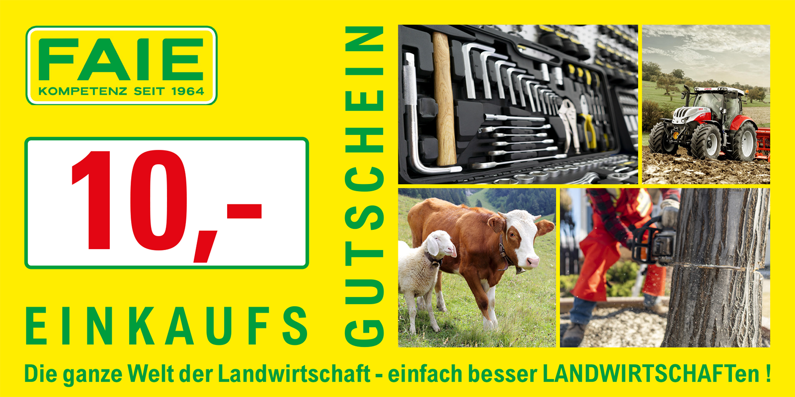 10 EUR Gutschein für Versand und Fachmarkt